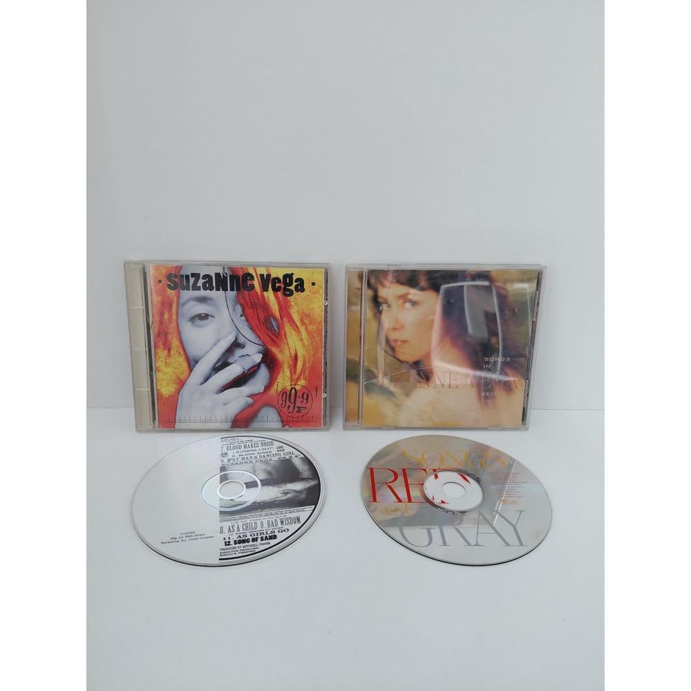 Suzanne Vega CD Lot 99.9F and Songs in Red and Gray A&M Records Folk Pop